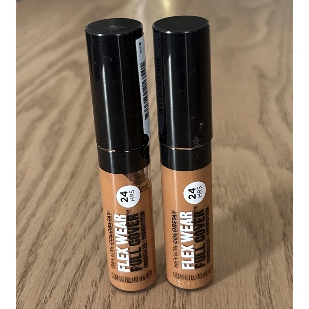 2 x Revlon ColorStay Flex Wear Full Cover Concealer #076 Caramel 0.34 fl oz